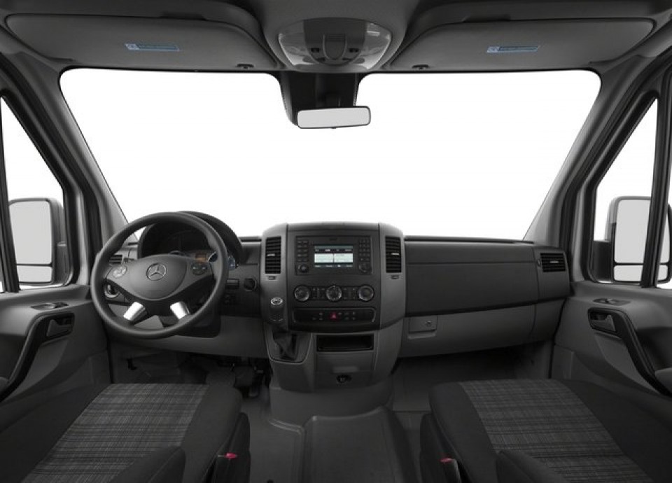 Inside Front View of Luxury Van