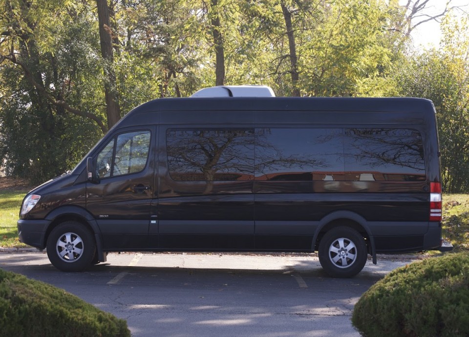 Mercedes Rental Van Side View