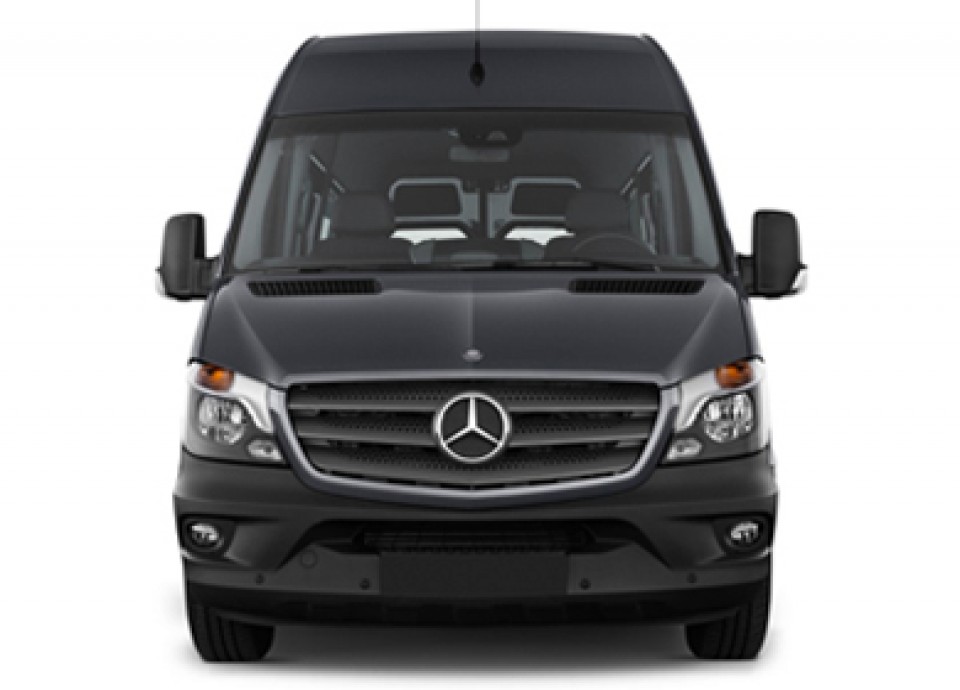 Mercedez Luxury Van Front View