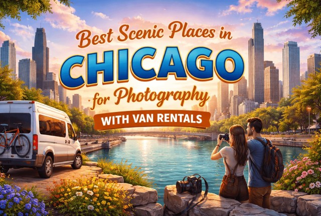 Best Scenic Places in Chicago for Photography With Van Rentals