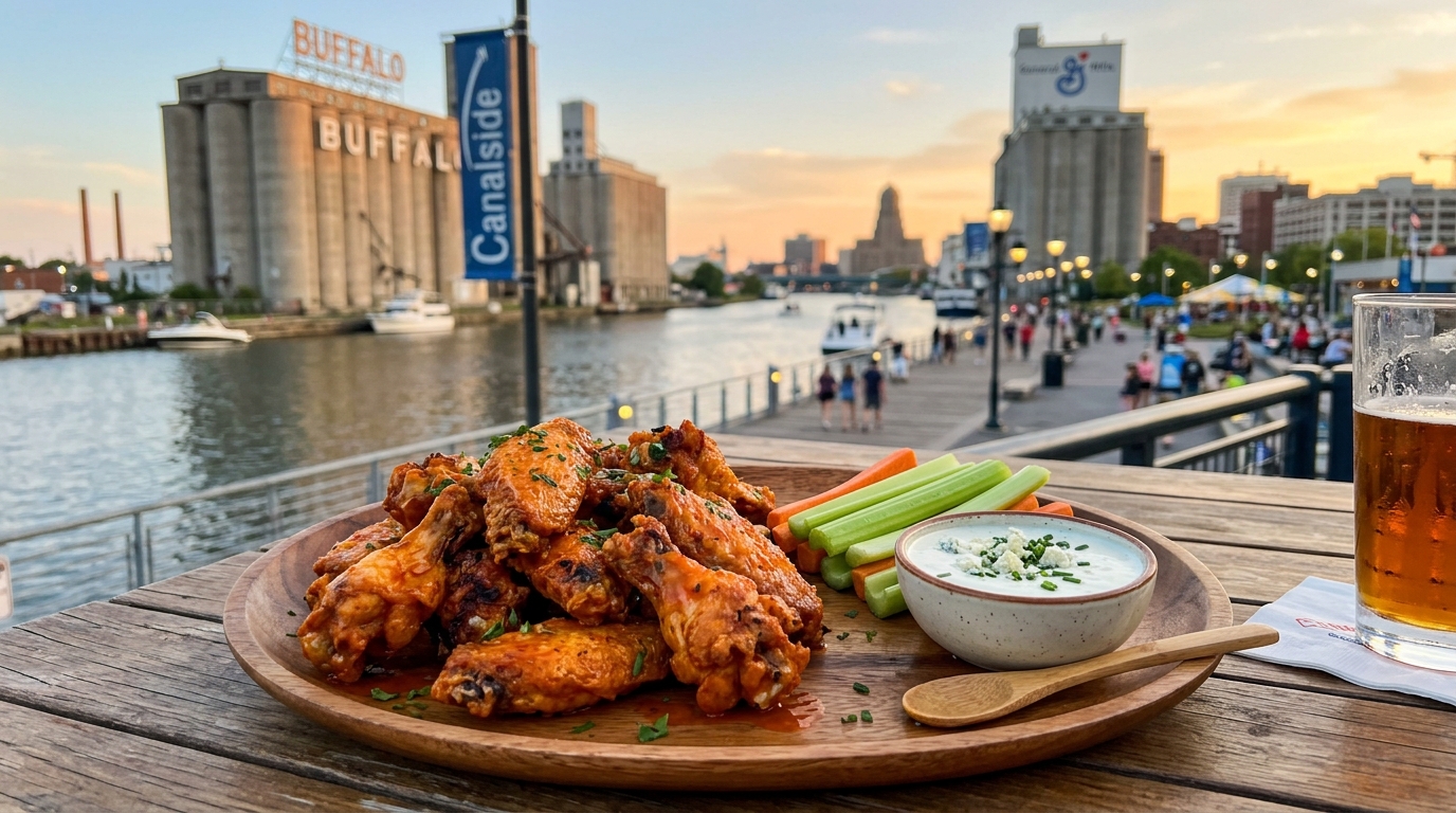 Buffalo Wings & Canalside Waterfront