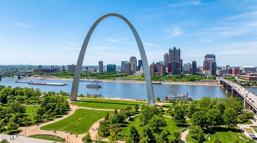 St. Louis Gateway Arch road trip stopover