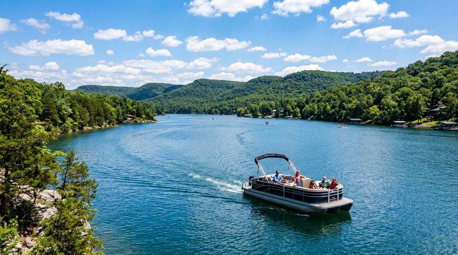 Table Rock Lake scenic adventure near Branson Missouri