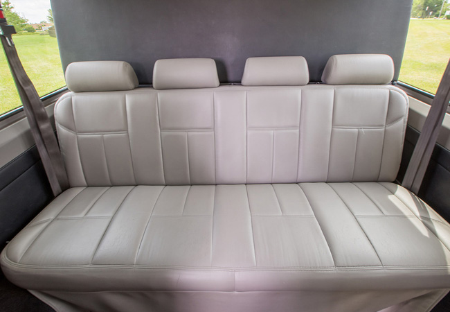 Comfort Seating of Rental Van