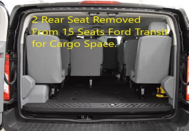 View of Seat Removed for Cargo Space
