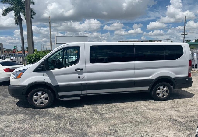 White Van Side View